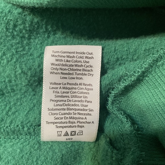 Holiday Time Christmas Sweatshirt Mens 3XL Green 'Let's Get Cracking' Nutcracker - Picture 5 of 10